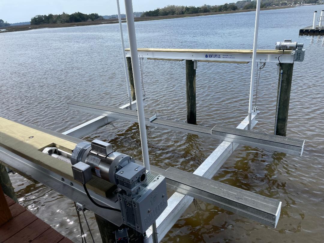 Boat Lift on the South Carolina Water